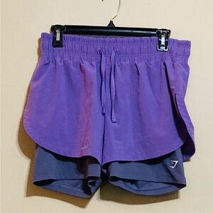 Gymshark Purple Women's Athletic Shorts